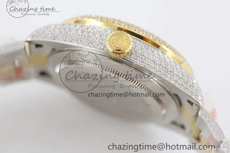 0203 Effortless Diamond Skydweller SS YG TWF Best Edition Black Dial on SS YG Bracelet Asian 23J to 2343